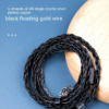 Handcrafted Earphone Cable with 16-strand Silver-plated Wire and Gold-plated Connectors for Iron Triangle LS200 LS70 LS50 CKR100 E40-DETAIL~1