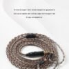 Handcrafted Earphone Cable with 8-Core Silver-Plated Oxygen-Free Copper and Gold-Plated Connectors for Sennheiser IE300 IE600 Sony N3AP-DETAIL~1