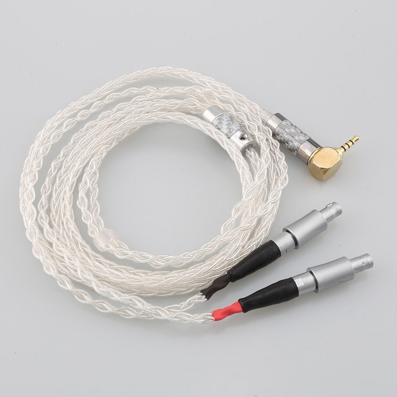 Premium Upgraded Headphone Cable for Sennheiser HD800HD820HD800S - Handcrafted Silver Wire with Gold-Plated Connectors for Stability and High Resolution Sound-Details-01