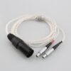 Premium Upgraded Headphone Cable for Sennheiser HD800HD820HD800S - Handcrafted Silver Wire with Gold-Plated Connectors for Stability and High Resolution Sound-Details-02