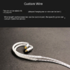 Handmade Earphone Cable with Single Crystal Copper and Gold-Plated Plug for Baiya Dynamics T5Pt14.4 Iron Triangle Sony N3AP-Details-03