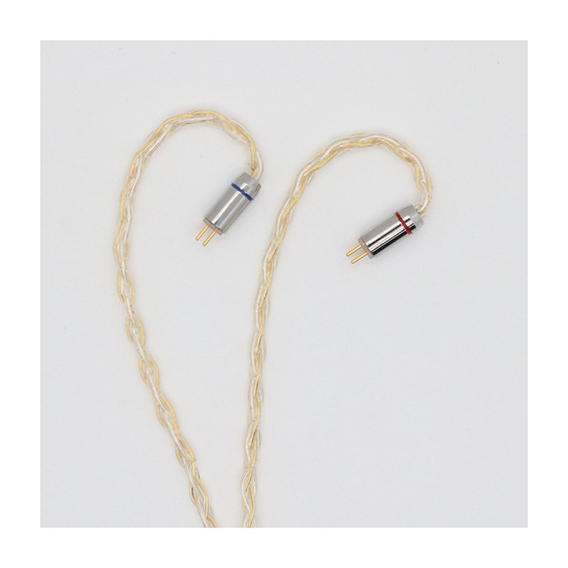 8-Core Deep Blue Silver-Plated Single Crystal Copper Headphone Cable DIY Upgrade Cable for Sennheiser-Headphone cable110