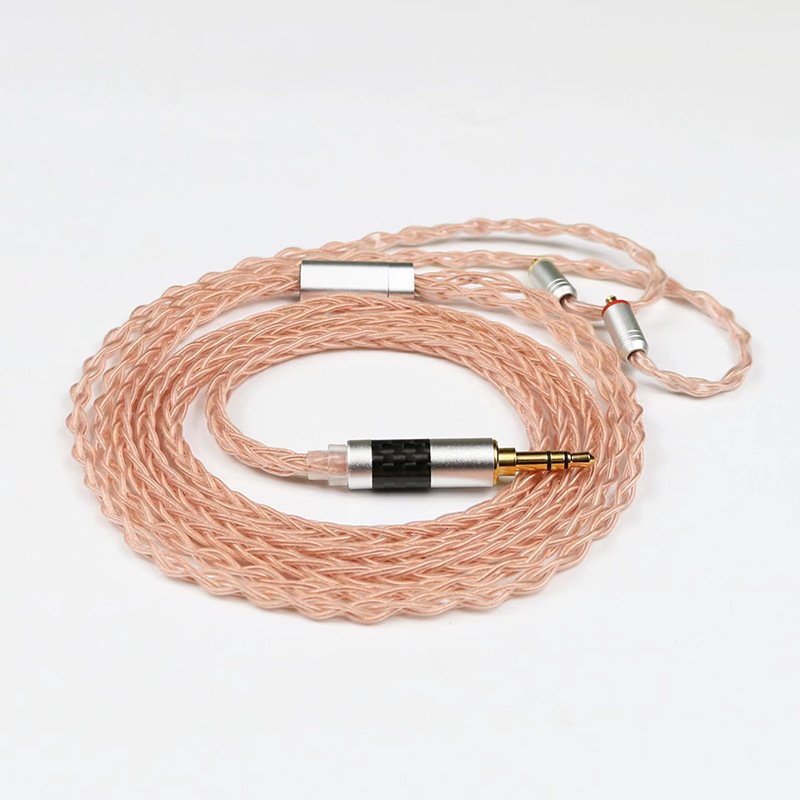 Experience Superior Sound Quality with Handcrafted 8-Core Single Crystal Copper Braided Myelomax Audio Cable-Headphone cable111