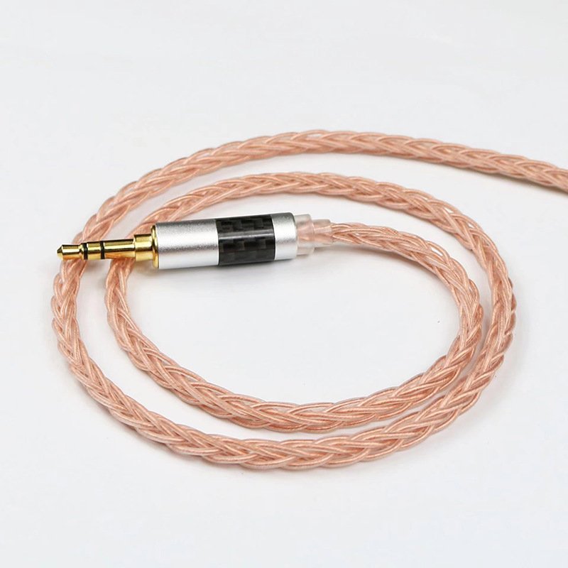 Experience Superior Sound Quality with Handcrafted 8-Core Single Crystal Copper Braided Myelomax Audio Cable-Headphone cable112