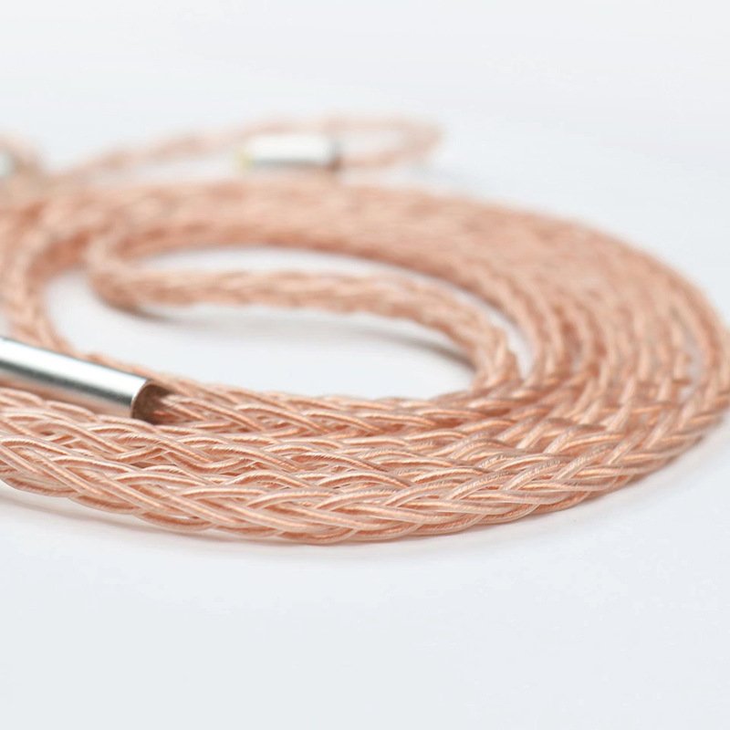 Experience Superior Sound Quality with Handcrafted 8-Core Single Crystal Copper Braided Myelomax Audio Cable-Headphone cable113