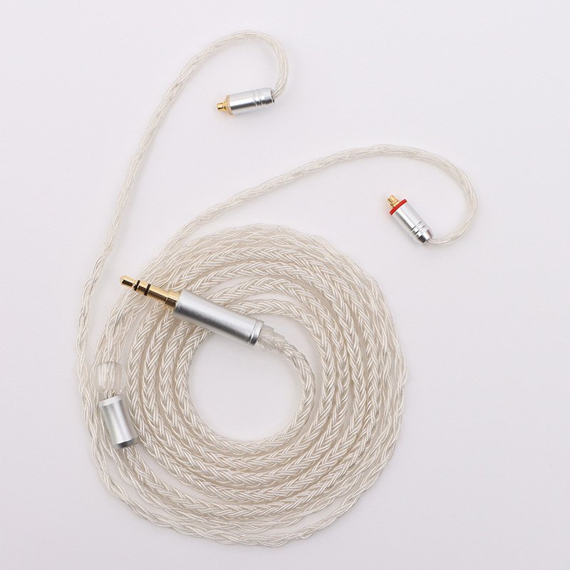 16-Core Deep Blue Silver-Plated Single Crystal Copper Headphone Cable DIY Upgrade Cable for Sennheiser -Headphone cable150