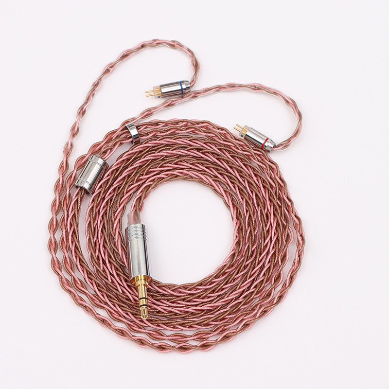 8-Core Deep Blue Silver-Plated Single Crystal Copper Headphone Cable DIY Upgrade Cable for Sennheiser-Headphone cable155