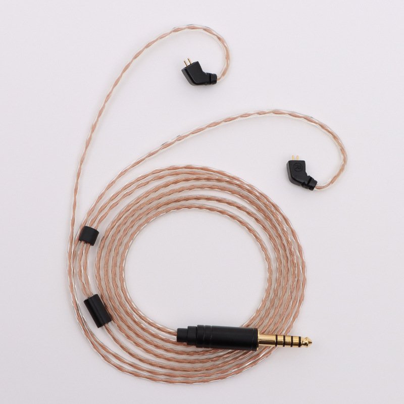 High-Quality 4-Core Single Crystal Copper Headphone Cable for DIY Upgrade Compatible with Sennheiser-Headphone cable180