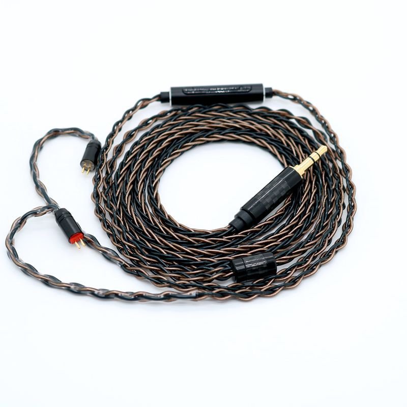 8-Core Deep Blue Silver-Plated Single Crystal Copper Headphone Cable DIY Upgrade Cable for Sennheiser-Headphone cable183