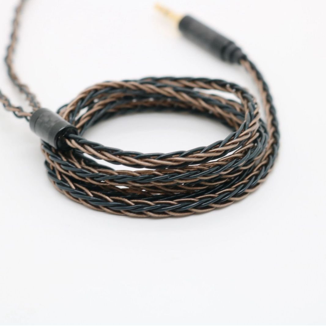 8-Core Deep Blue Silver-Plated Single Crystal Copper Headphone Cable DIY Upgrade Cable for Sennheiser-Headphone cable185