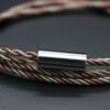 8-Core Deep Blue Silver-Plated Single Crystal Copper Headphone Cable DIY Upgrade Cable for Sennheiser-Headphone cable187