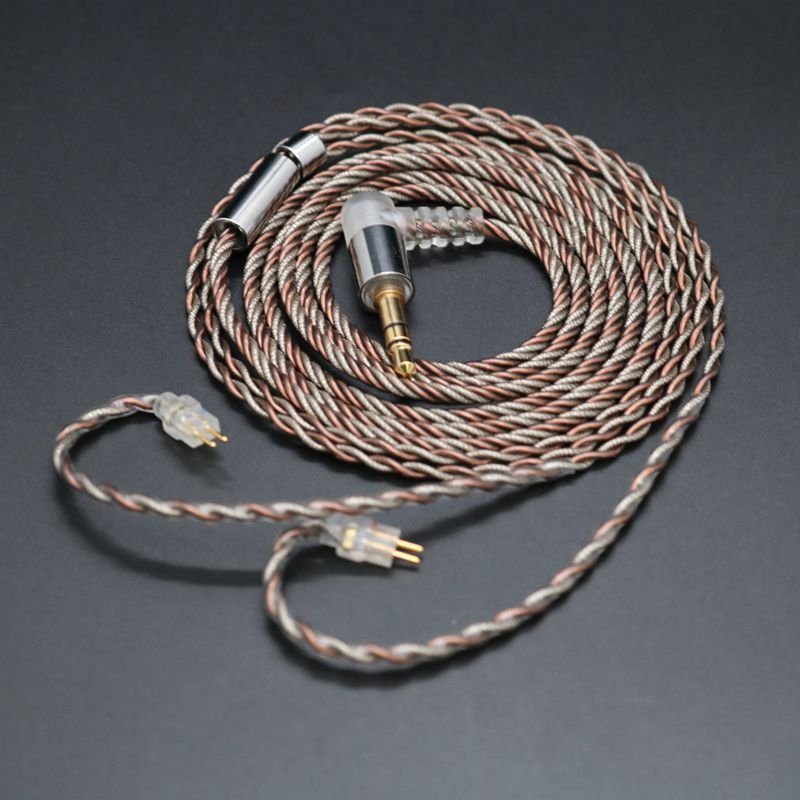 8-Core Deep Blue Silver-Plated Single Crystal Copper Headphone Cable DIY Upgrade Cable for Sennheiser-Headphone cable188