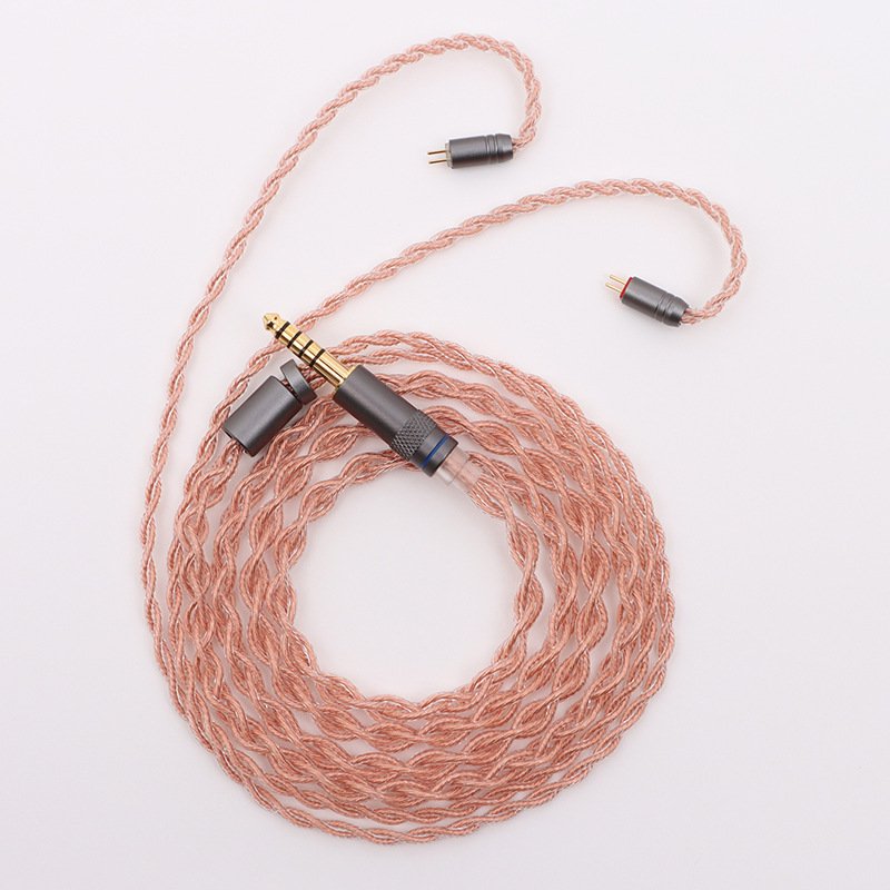 High-Quality 4-Core Single Crystal Copper Headphone Cable for DIY Upgrade Compatible with Sennheiser-Headphone cable41