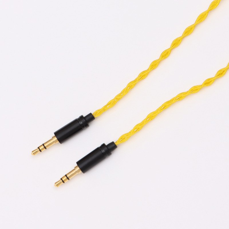 8-Core Deep Blue Silver-Plated Single Crystal Copper Headphone Cable DIY Upgrade Cable for Sennheiser-Headphone cable87