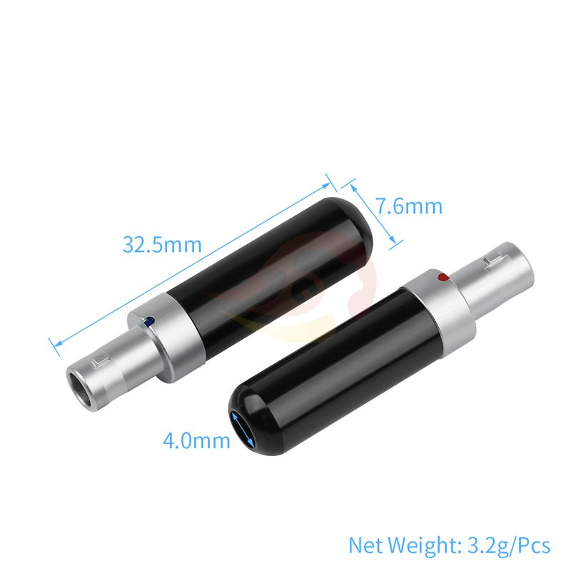The "Qingyinfang" Mohei-plated gold HD800 plug is compatible with HD800, HD800S, HD820, and D1000 headphone jacks- 详情-06
