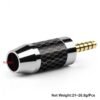 The "Qingyinfang" Pangu Duolu line upgrade cable features a gold-plated 9mm large aperture with RCA plugs compatible with 6.35mm, 4.4mm, 3.5mm, and 2.5mm connectors. 详情-07