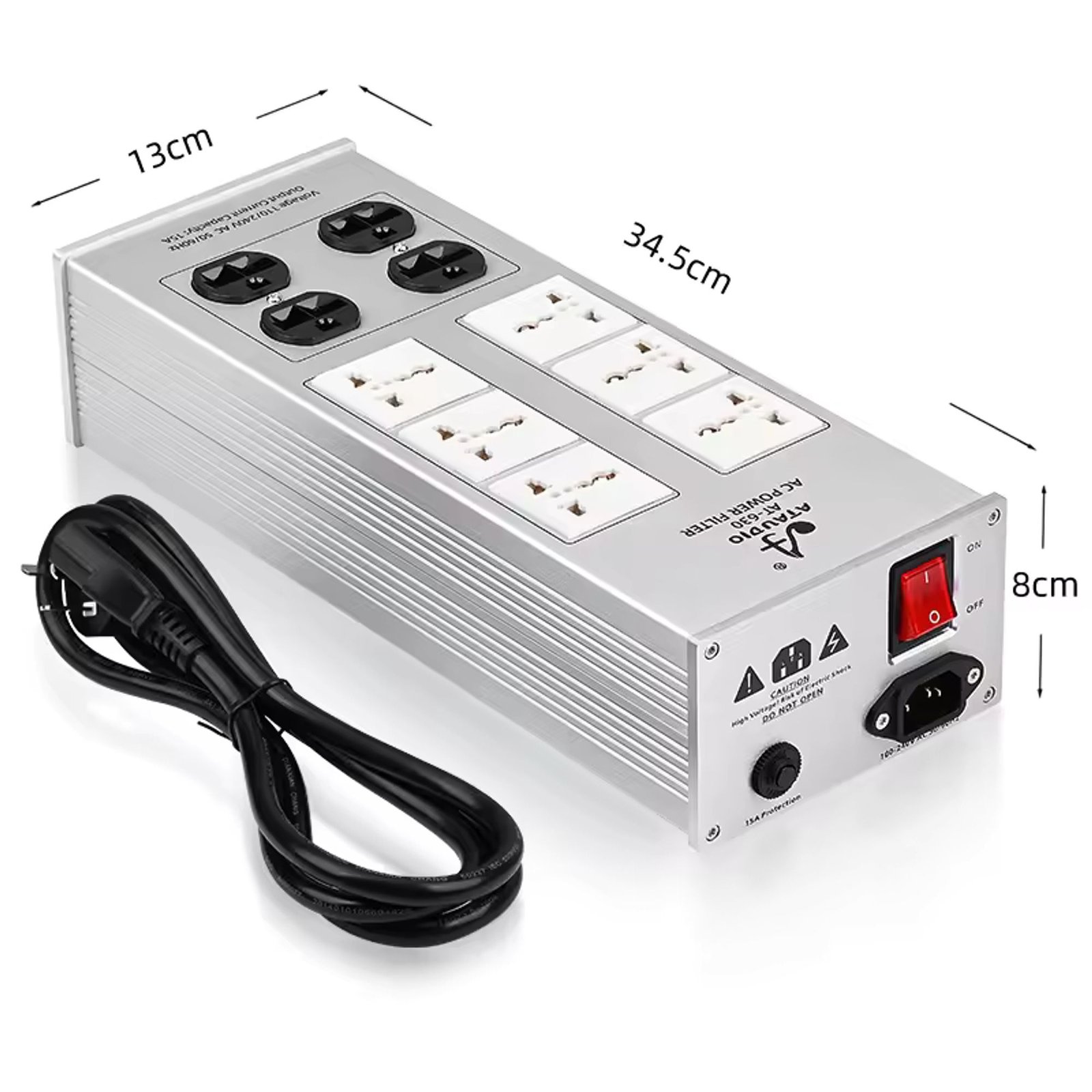 HIFI power filter HiFi protection anti-interference PA audio power purifier 220V dedicated power strip-02