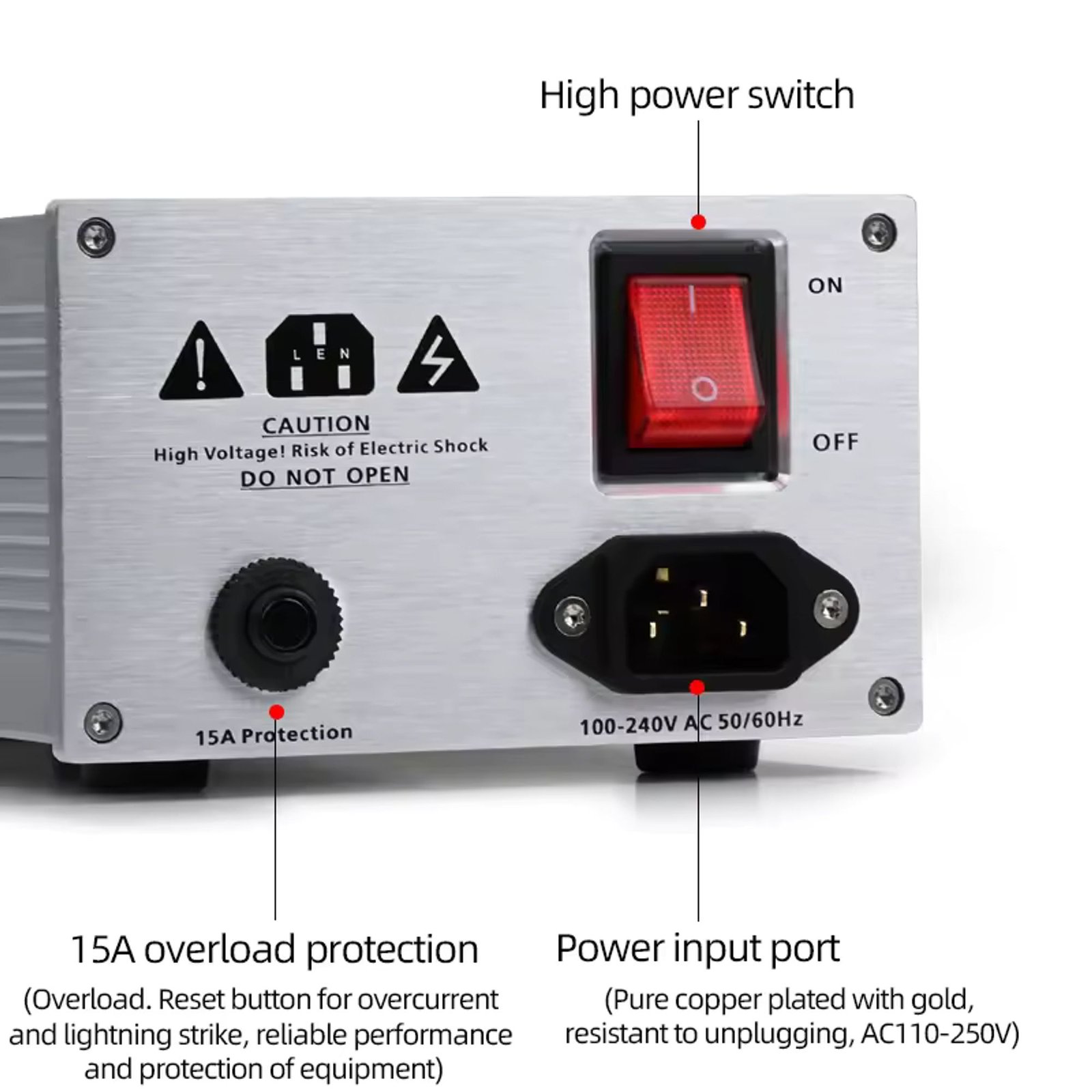 HIFI power filter HiFi protection anti-interference PA audio power purifier 220V dedicated power strip-01